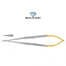 Diam-n-Dust™ Castroviejo Micro Needle Holder Straight - Delicate - With Lock Stainless Steel, 18 cm - 7"